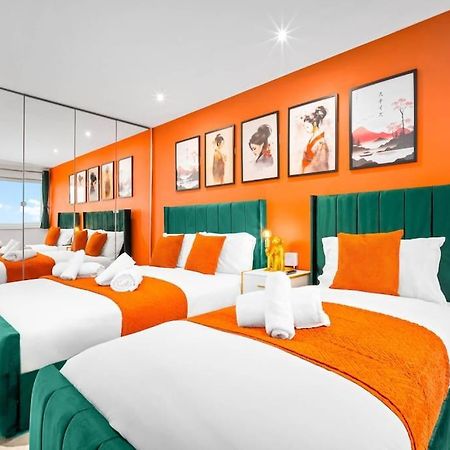 Top Floor City Centre Apartment - Sleeps 7 - 4 Beds - With Balcony And Parking - Smart Tv'S On Each Bedroom Wall - 5 Mins From Bullring, Selfridges, Moor Street Station - By Zena Stays Birmingham Eksteriør bilde
